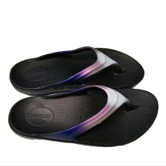 Oofos Oomega Oolala Luxe Women Calypso 1411 Size 7 Comfort Cushion - Picture 4 of 9